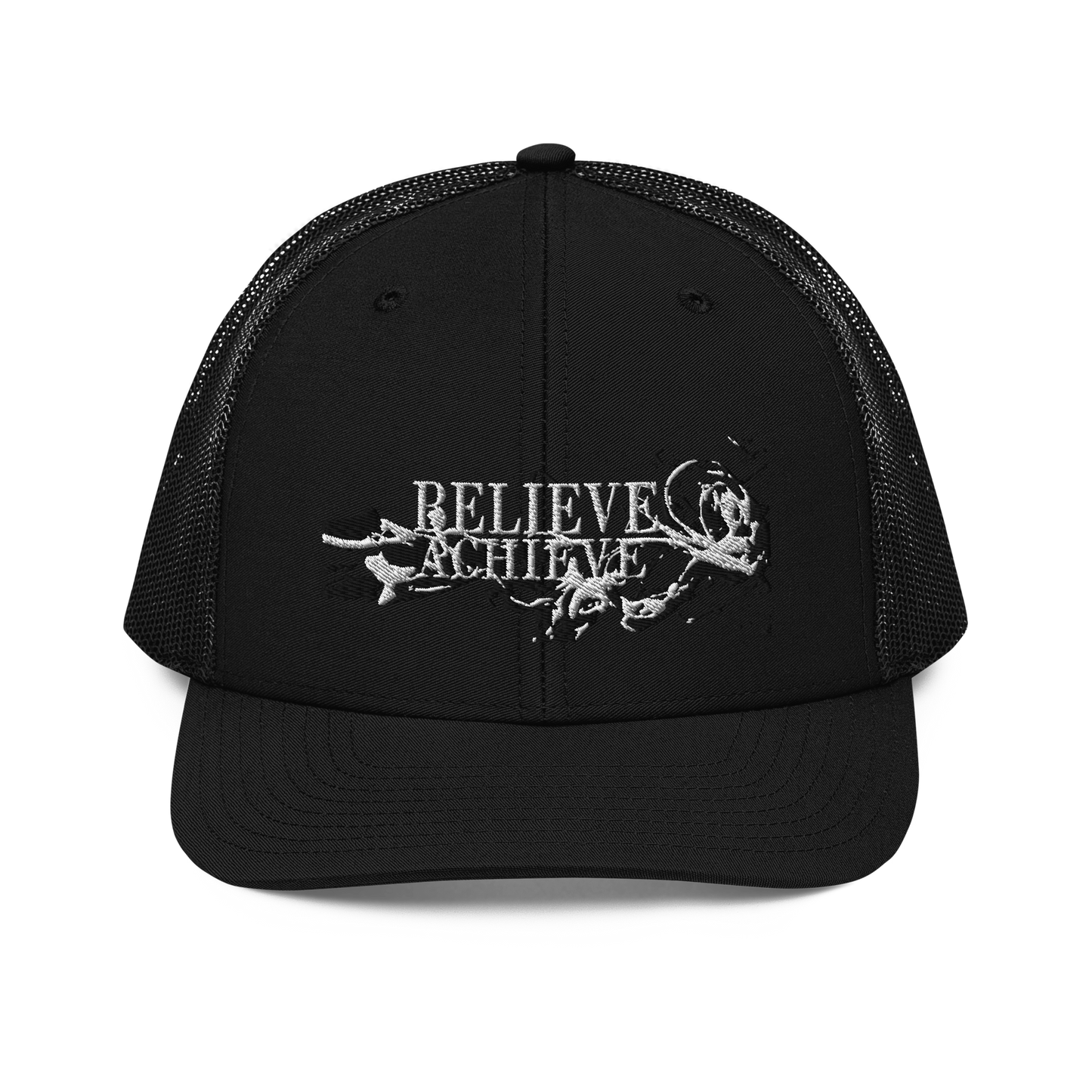 Believe Achieve trucker snapback