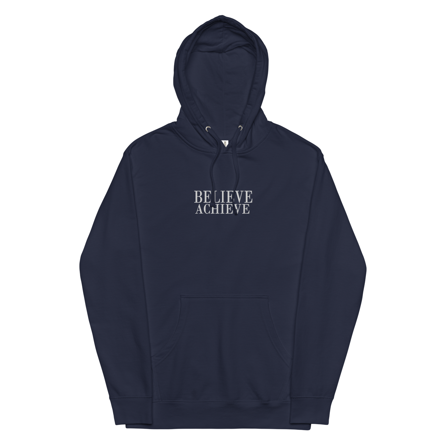 Believe Achieve Embroidered Hoodie