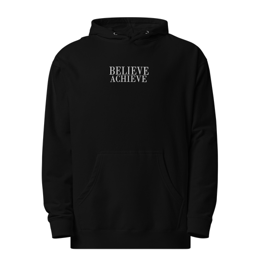 Believe Achieve Embroidered Hoodie